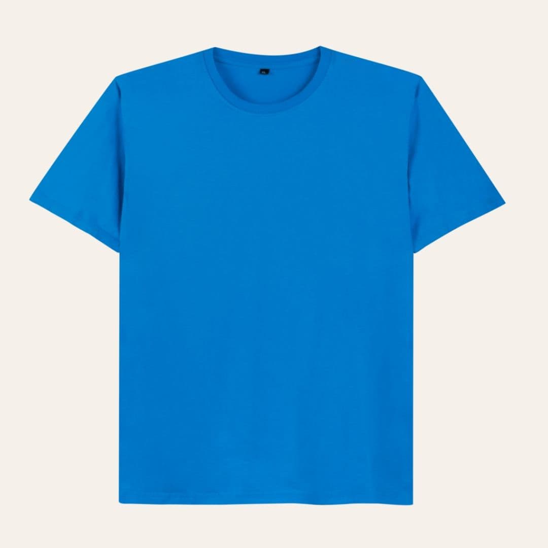 Kaos Polos Biru Turki