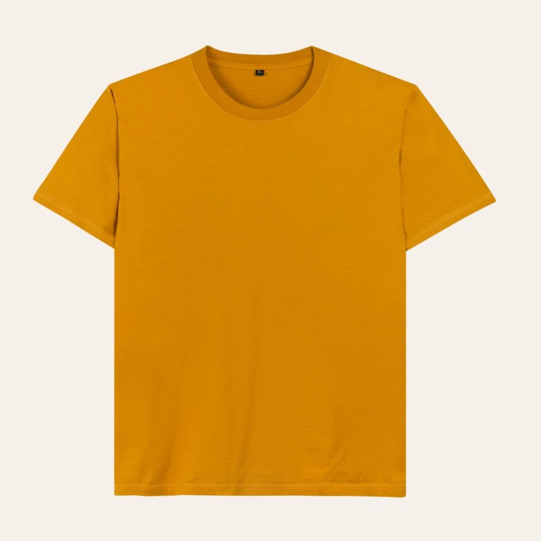 Kaos Polos Mustard